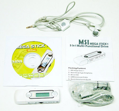 我的精彩音乐魔术棒——微星MEGA STICK 1 MP3播放器